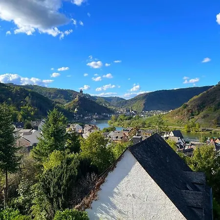 Burg,mosel,tal-blick